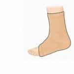 CAVIGLIERA CALZINO IN COTONE CAMEL GIBAUD MISURA 2