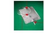 SACCA LETTO RIUTILIZZABILE CONVEEN CAPACITA' 1500ML LUNGHEZZA TUBO 90CM CON SCARICO E VALVOLA ANTIREFLUSSO 8 PEZZI