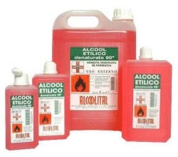 ALCOOL ETIL DENAT 90% 1L