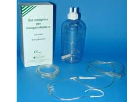 SET PER OSSIGENOTERAPIA CON OCCHIALE E ASTE AVVOLGIBILI