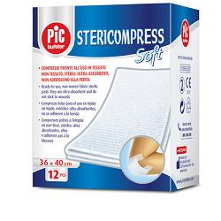 STERICOMPRESS SOFT XL GARZA TNT 18X40CM 12 PEZZI