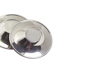 SILVER CAP COPPETTE IN ARGENTO COPRI CAPEZZOLI PER ALLATTAMENTO 2 PEZZI