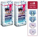 PANNOLINO HUGGIES DRYNITES 8/13 ANNI BOY L 30/48KG 9 PEZZI