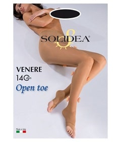 VENERE 140 OPEN TOE COLLANT NERO 2-M