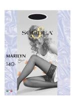 MARILYN 140 SHEER CALZA AUTOREGGENTE MOKA 3