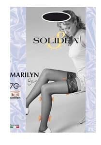 MARILYN 70 SHEER CALZA AUTOREGGENTE CAMEL 4
