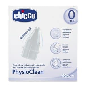 RICAMBI MORBIDI PER ASPIRATORE NASALE CHICCO PHYSIOCLEAN