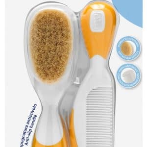 CHICCO SPAZZOLA + PETTINE ARANCIONE