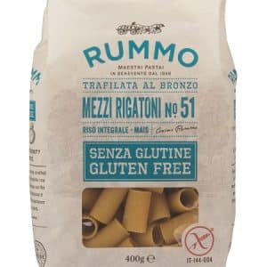RUMMO MEZZI RIGATONI N51 DI RISO INTEGRALE E MAIS 400 G
