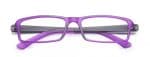 OCCHIALE DA LETTURA PREMONTATO TWINS SILVER LIGHT VIOLA/NERO+2,50