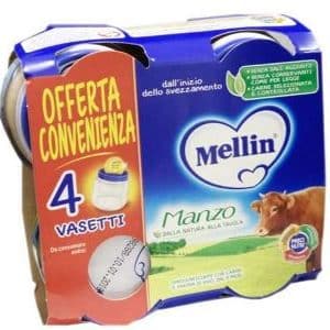 MELLIN OMOGENEIZZATO MANZO 4X80 G