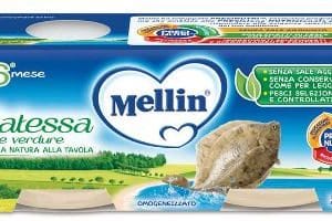 MELLIN OMOGENEIZZATO PLATESSA 2X80 G