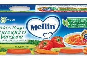 MELLIN PRIMO SUGO POMODORO E VERDURE 2 VASETTI DA 80 G