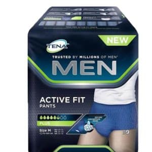 PULL UP UOMO TENA MEN PANTS ACTIVE FIT M 9 PEZZI