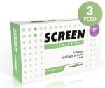SCREEN TEST LEUCOCITI SANGUE NITRITO E PROTEINA URINA SCREENTEST INFEZIONI VIE URINARIE 3 PEZZI