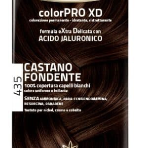 EUPHIDRA COLORPRO XD 435 CASTANO FONDENTE GEL COLORANTE CAPELLI IN FLACONE + ATTIVANTE + BALSAMO + GUANTI
