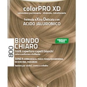 EUPHIDRA COLORPRO XD 800 BIONDO CHIARO GEL COLORANTE CAPELLIIN FLACONE + ATTIVANTE + BALSAMO + GUANTI