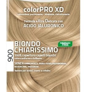 EUPHIDRA COLORPRO XD 900 BIONDO CHIARISSIMO GEL COLORANTE CAPELLI IN FLACONE + ATTIVANTE + BALSAMO + GUANTI
