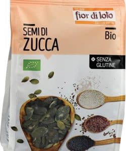 FIOR DI LOTO SEMI DI ZUCCA DECORTICATI SENZA GLUTINE BIO 200G