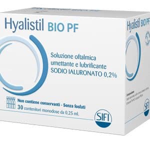 HYALISTIL BIO PF SOLUZIONE OFTALMICA PHOSPHATE FREE MONODOSEA BASE DI ACIDO IALURONICO 0,2% 30 FLACONCINI 0,25 ML