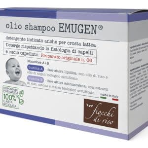 FIOCCHI DI RISO EMUGEN OLIO SHAMPOO ULTRADELICATO 10 BUSTINEDA 1,5 ML + 10 BUSTINE DA 3 ML