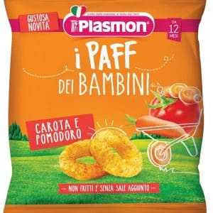 PLASMON DRY SNACK PAFF CAROTA POMODORO 15 G