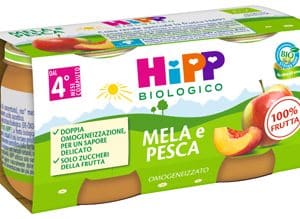 HIPP BIO OMOGENEIZZATO MELA/PESCA 2 X 80 G