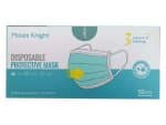 MASCHERINA CHIRURGICA 3 STRATI CON ELASTICI TIPO II ADULTI MOLEX KNIGHT 50 PEZZI