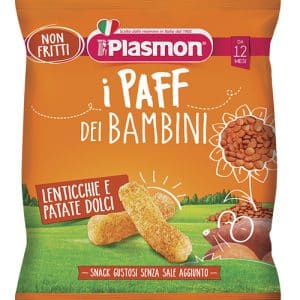 PLASMON DRY SNACK PAFF LENTICCHIE-PATATA DOLCE 15 G