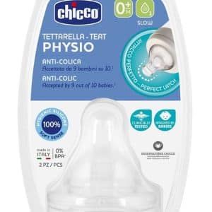 CHICCO TETTARELLA PERFECT 5 0M IN SILICONE 1 FORO 2 PEZZI
