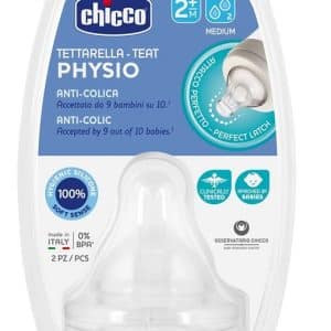 CHICCO TETTARELLA PERFECT 5 2M IN SILICONE 2 FORI 2 PEZZI