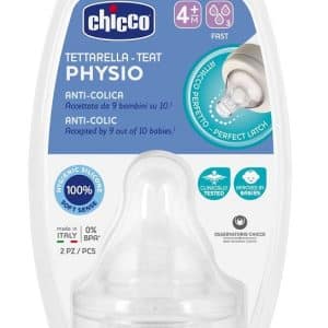 CHICCO TETTARELLA PERFECT 5 4M IN SILICONE 3 FORI 2 PEZZI