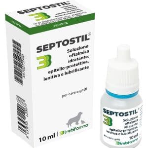 SEPTOSTIL SOLUZIONE OFTALMICA IDRATANTE EPITELIO PROTETTIVALENITIVA LUBRIFICANTE PER CANI E GATTI 10 ML