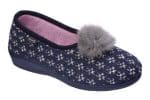 CALZATURA GWENDOLYN KNITTED TEXTILE WOMAN NAVY BLUE 37