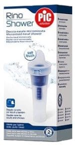 DOCCIA NASALE MICRONIZZATA RINO SHOWER PIC SOLUTION PER AEROSOL A PISTONE DOPPIO CONETTO PER ADULTI E BAMBINI