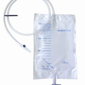 SACCA DI DRENAGGIO LETTO PER INCONTINENZA 2000ML IN PVC CONVALVOLA DI NON RITORNO E SCARICO STERILE CON TUBO DI RACCORDO 120CM 1 PEZZO RIUTILIZZABILE