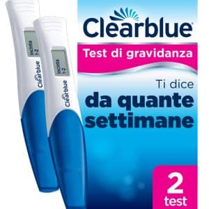 TEST DI GRAVIDANZA CLEARBLUE CON INDICATORE DELLE SETTIMANE2 PEZZI