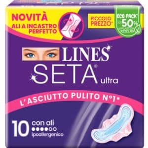 LINES SETA ULTRA ASSORBENTI ALI DWCT 10 PEZZI
