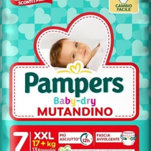 PAMPERS BABY DRY PANNOLINO MUTANDINA XXL SMALL PACK 13 PEZZI