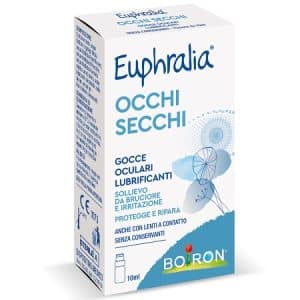 GOCCE OCUALRI LUBRIFICANTI EUPHRALIA OCCHI SECCHI 10 ML