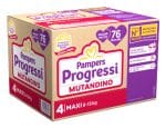 PAMPERS PROGRESSI MUTANDINA QUADRI MAXI 76 PEZZI