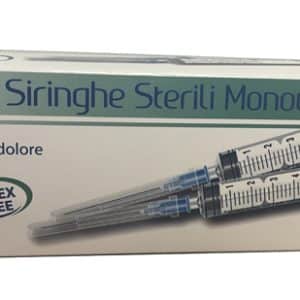 SIRINGA STERILE MONOUSO DA 5 ML LOTUPHARMA 10 PEZZI