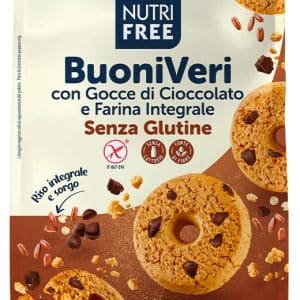 NUTRIFREE BUONI VERI CON GOCCE DI CIOCCOLATO 250 G