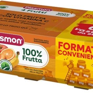 PLASMON OMOGENEIZZATO 4 FRUTTI 6X80 G