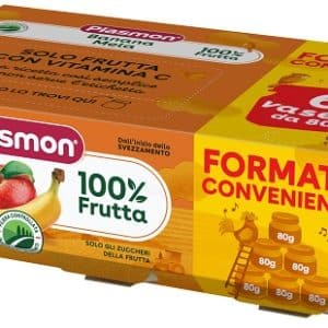 PLASMON OMOGENEIZZATO BANANA MELA 6X80 G