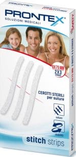 PRONTEX STITCH STRIPS 6X75 MM 6 PEZZI