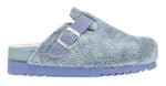 POPPY MICROFIBRE CIABATTA WOMAN LIGHT BLUE 36
