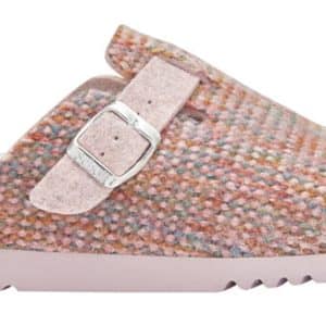 POPPY KNITTED TEXTILE CIABATTA WOMAN PINK/MULTI 36