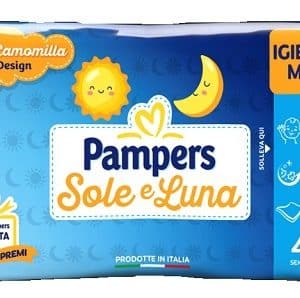 PAMPERS WIPES SOLE & LUNA 40 PEZZI