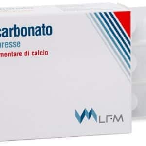 CALCIO CARBONATO 60 COMPRESSE 500 MG